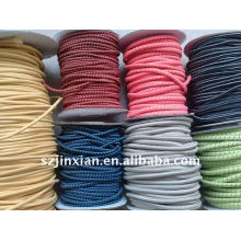 colored round elastic rope